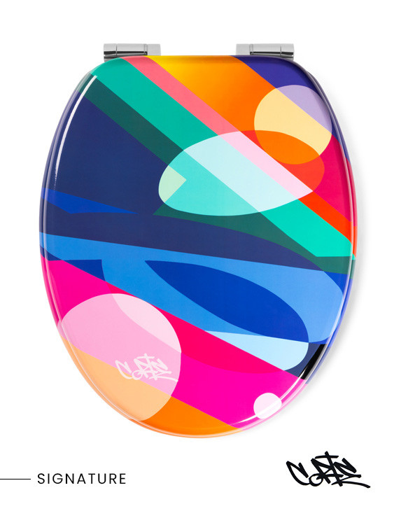 Design Toilet Seat Two Suns by Camilo Ortega