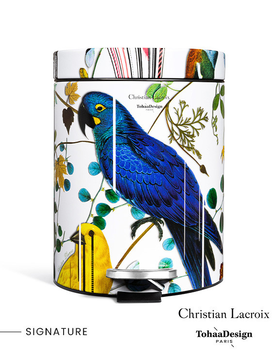 Bathroom bin 5L Birds Sinfonia