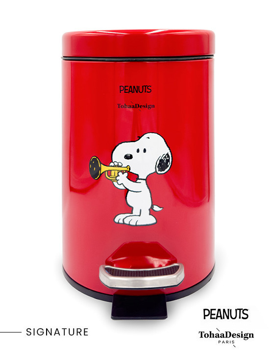 Pattumiera bagno 3L Peanuts...