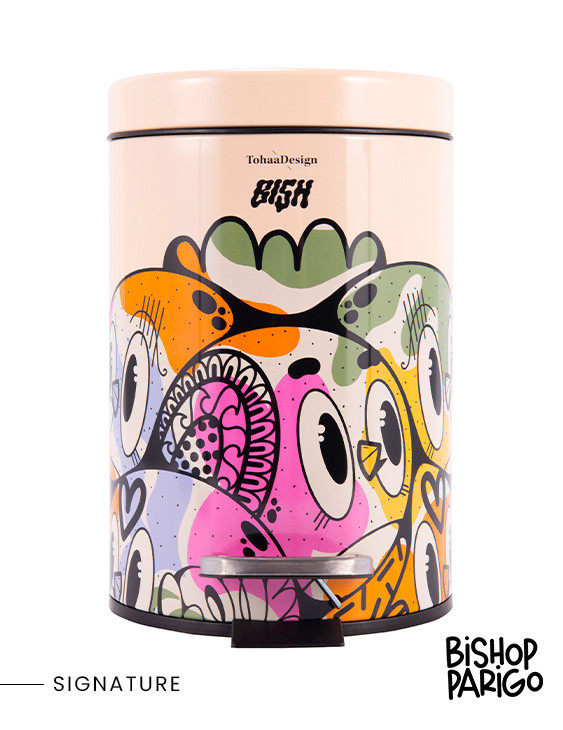 Bathroom bin 3L Color Bomb