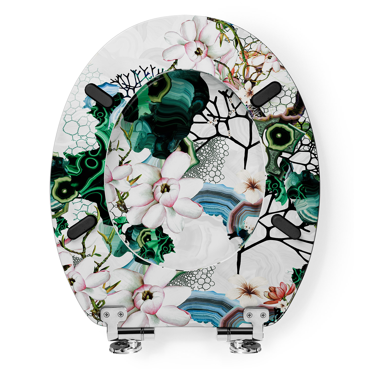 Achla Designs Baignoire Ovale en Relief plaqué cuivre galvanisé